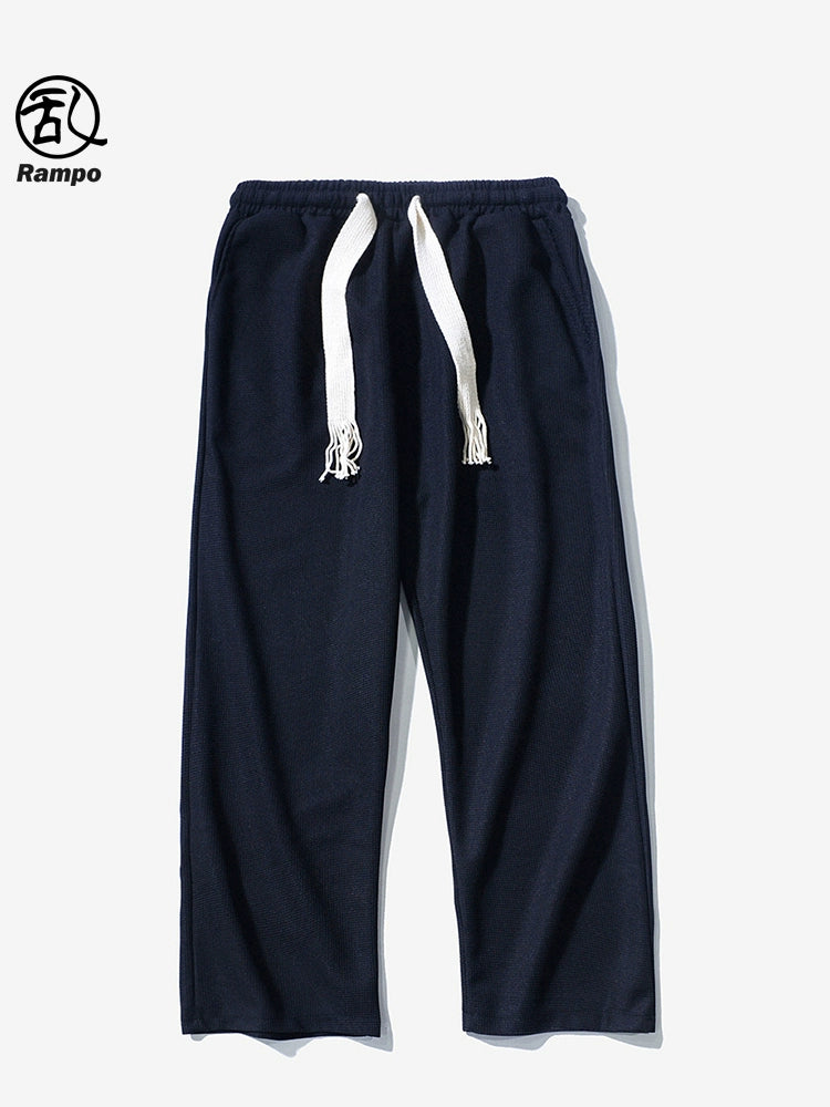 Waffle Autumn Loose Drooping Casual Hip Hop Sweatpants