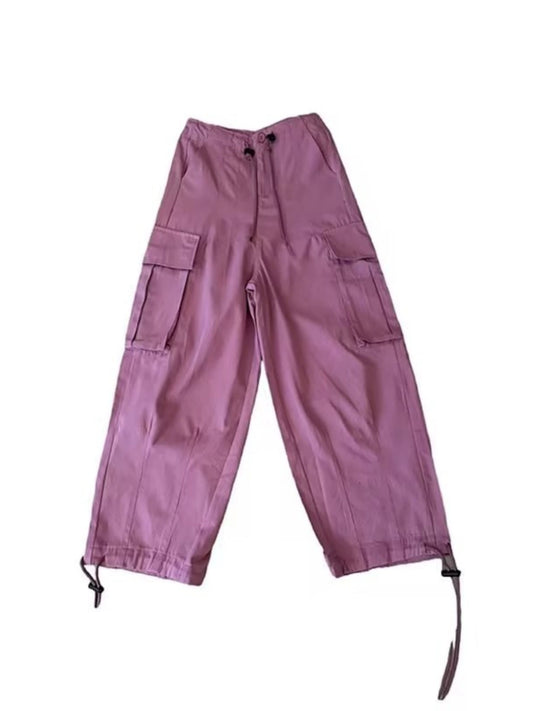 Parachute Men's and Women's Casual Wide Leg Purple Cargo Pants