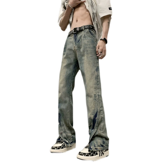 Trendy Hiphop Distressed Breasted Stylish Denim
